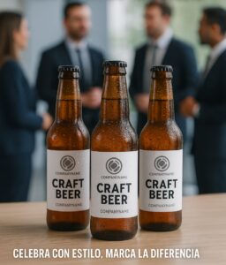 Cerveza artesanal Primer Trago 
Cerveza Personalizada para Eventos y Marcas