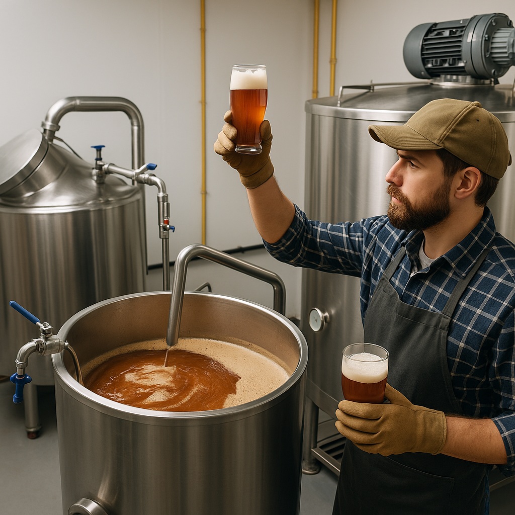 Cervecería artesanal primer trago