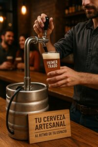 Cerveza artesanal Primer Trago Venta de Barriles